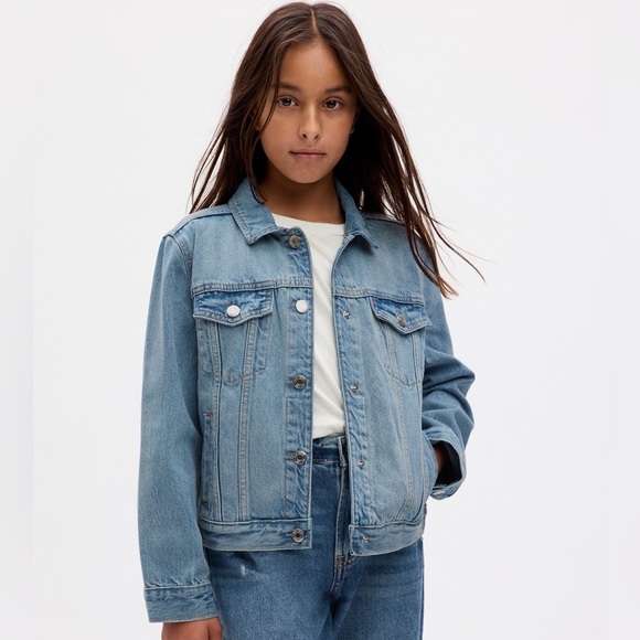 GAP Other - NWOT GAP Kids Icon Denim Jacket in Medium Wash